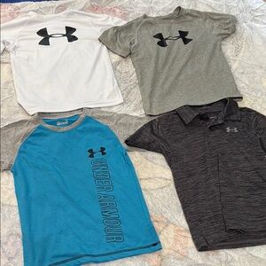 Under Armour Blue short sleeve boys t shirts